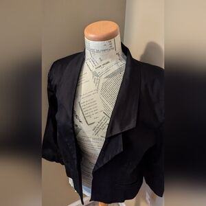 Dress Barn NEW Black Short Jacket Crop Blazer NWT Large